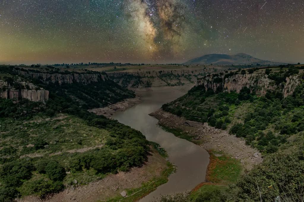 Starred Night Canyon