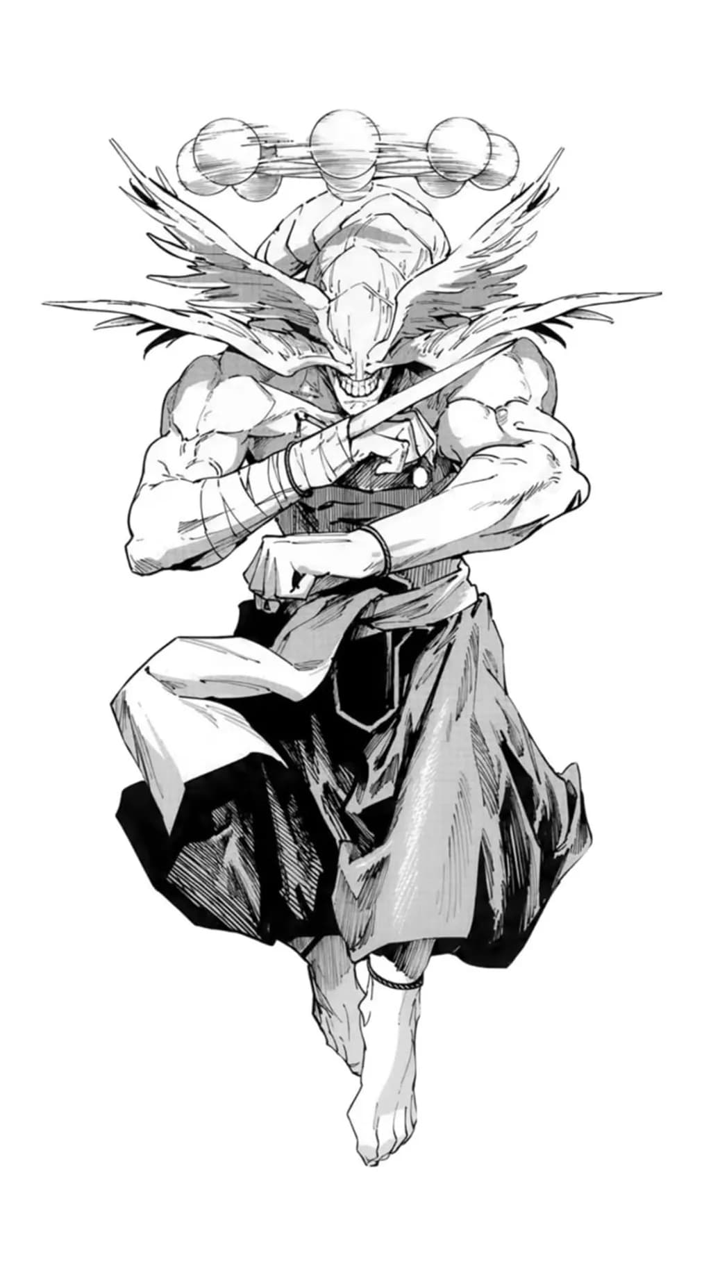Masked Warrior Pose