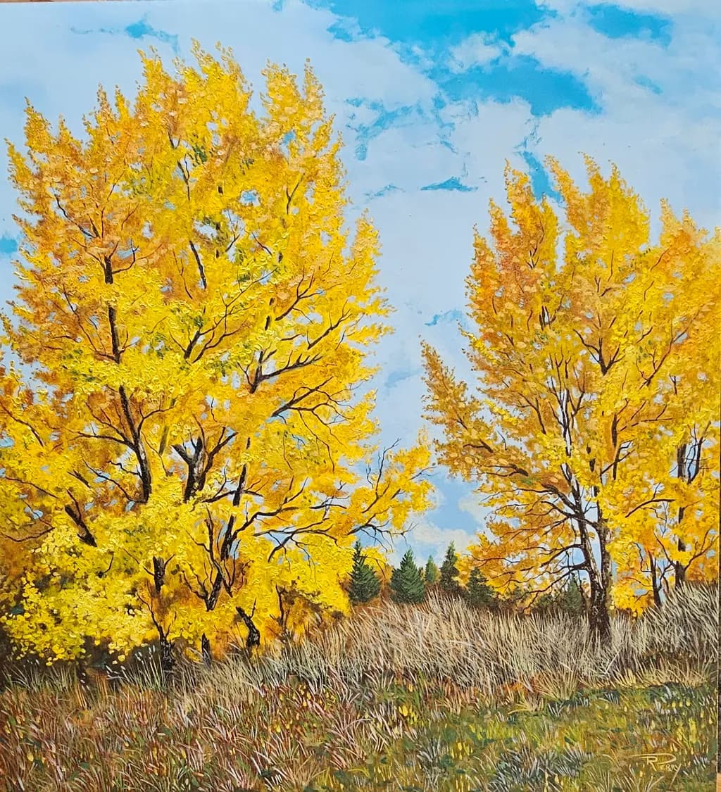 Golden Aspen Glow