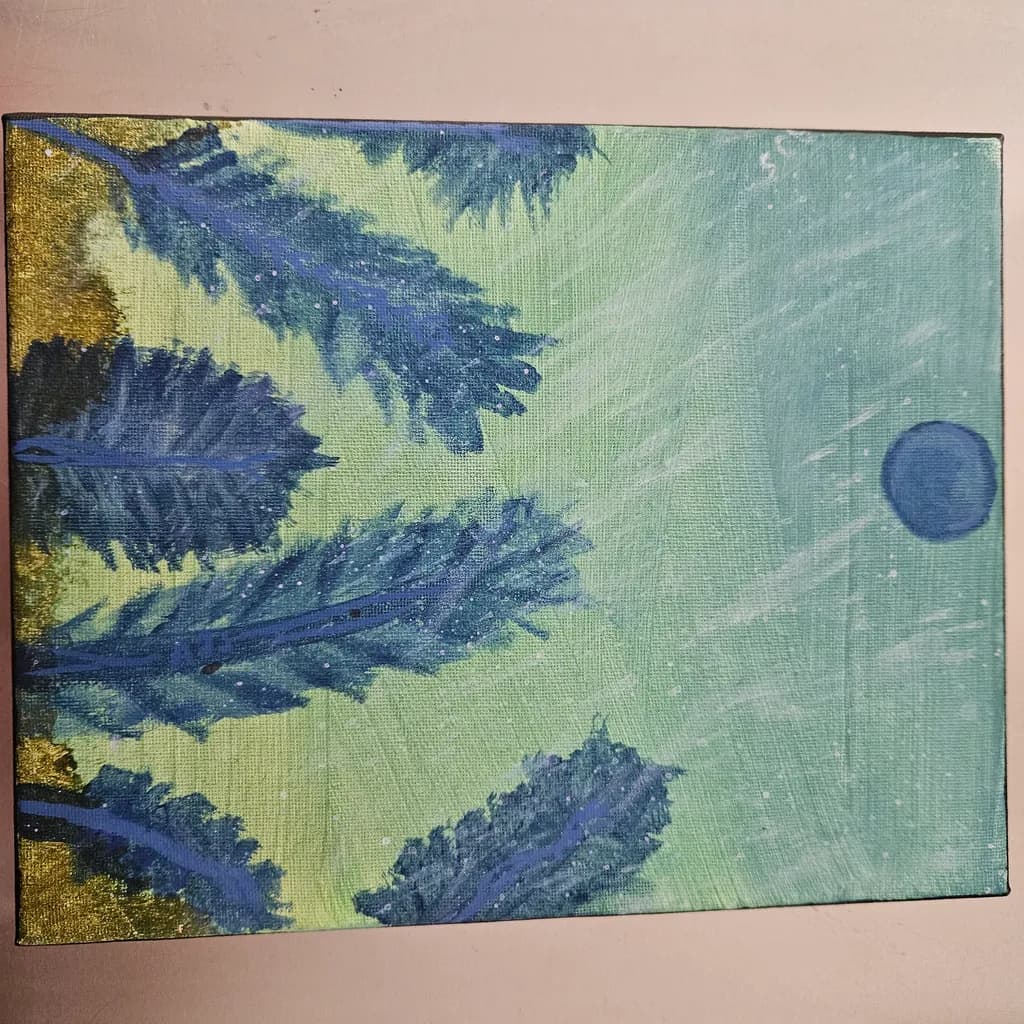 Blue Fern Glow