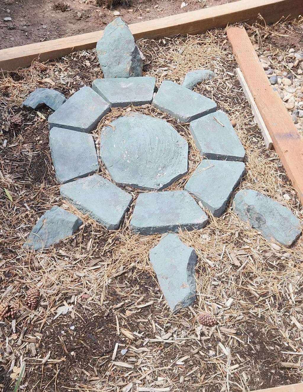 Stone Turtle Mosaic