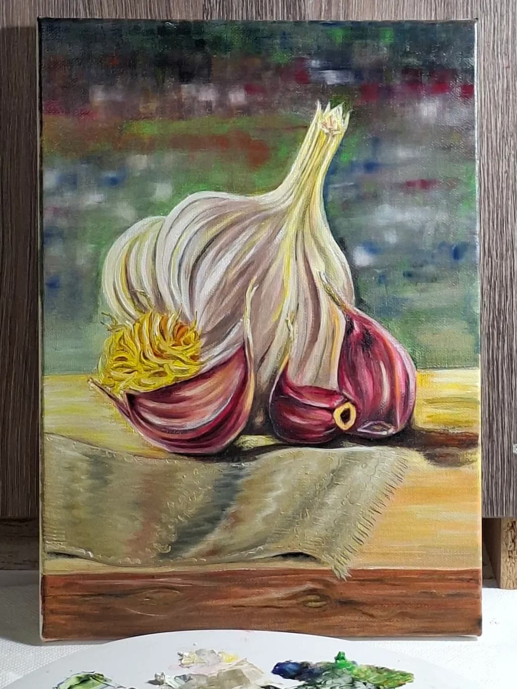 Garlic Still Life