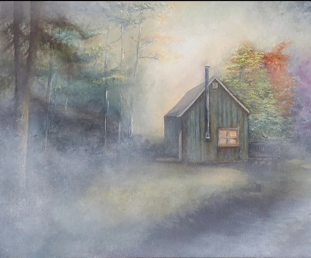 Misty Cabin Glow