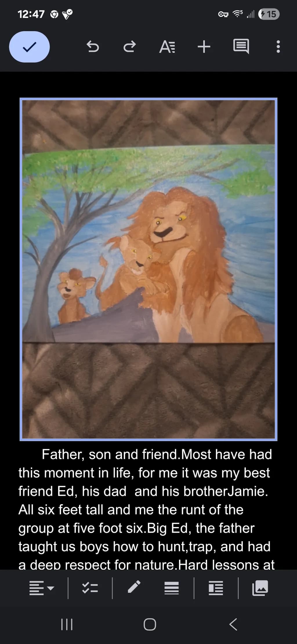 Lion Family Bond