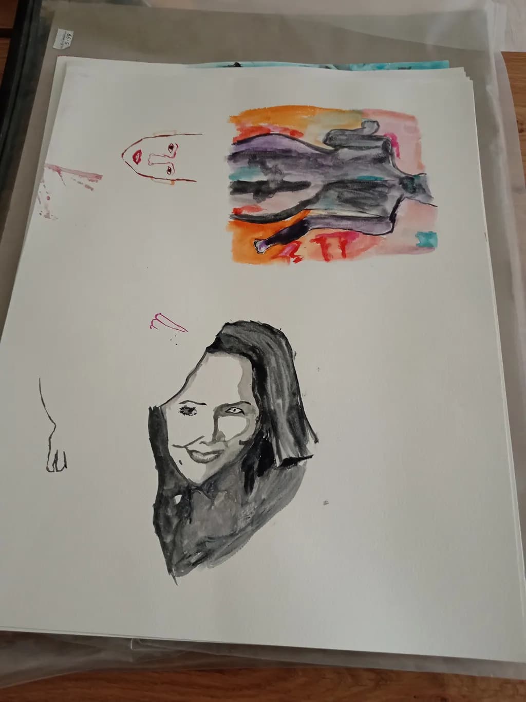 Watercolor Portrait Studies