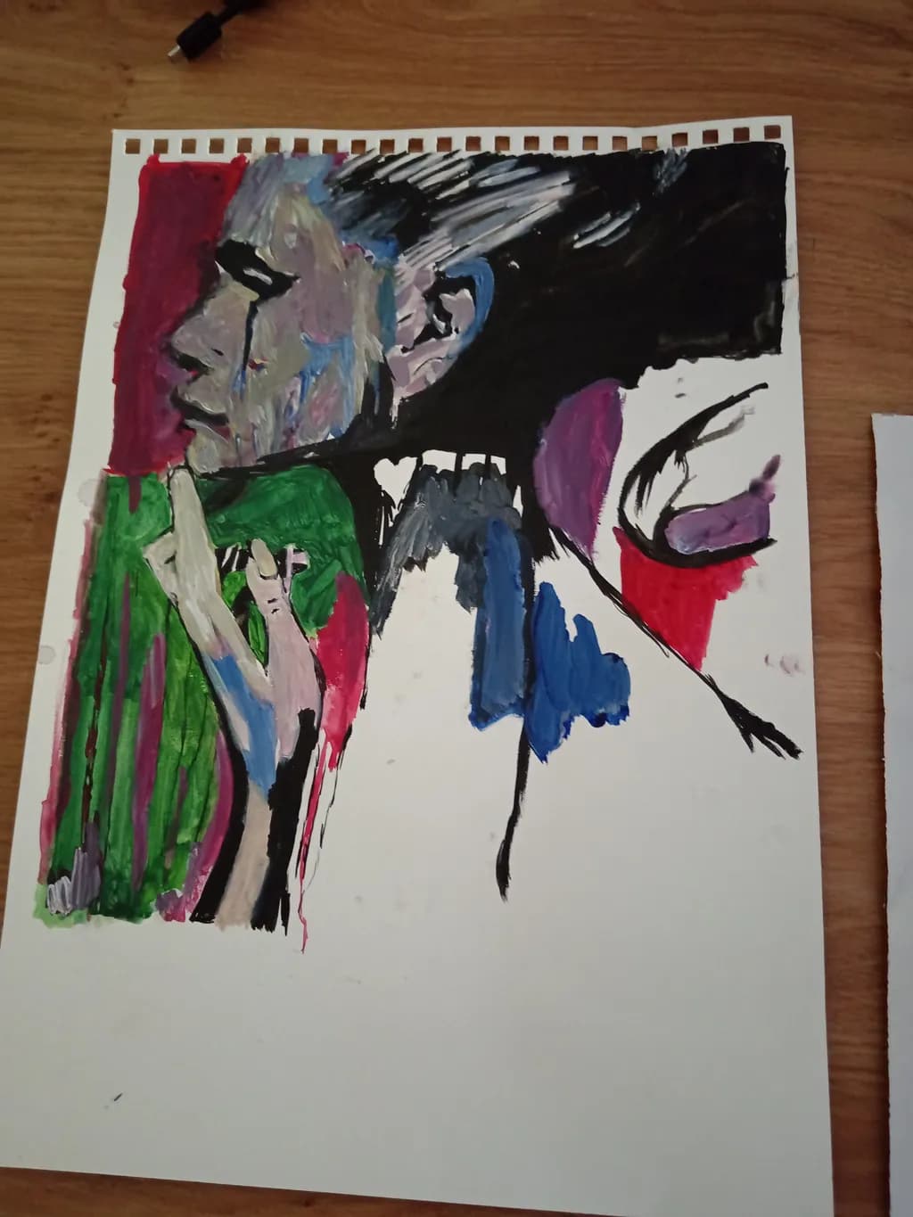 Abstract Portrait Profile