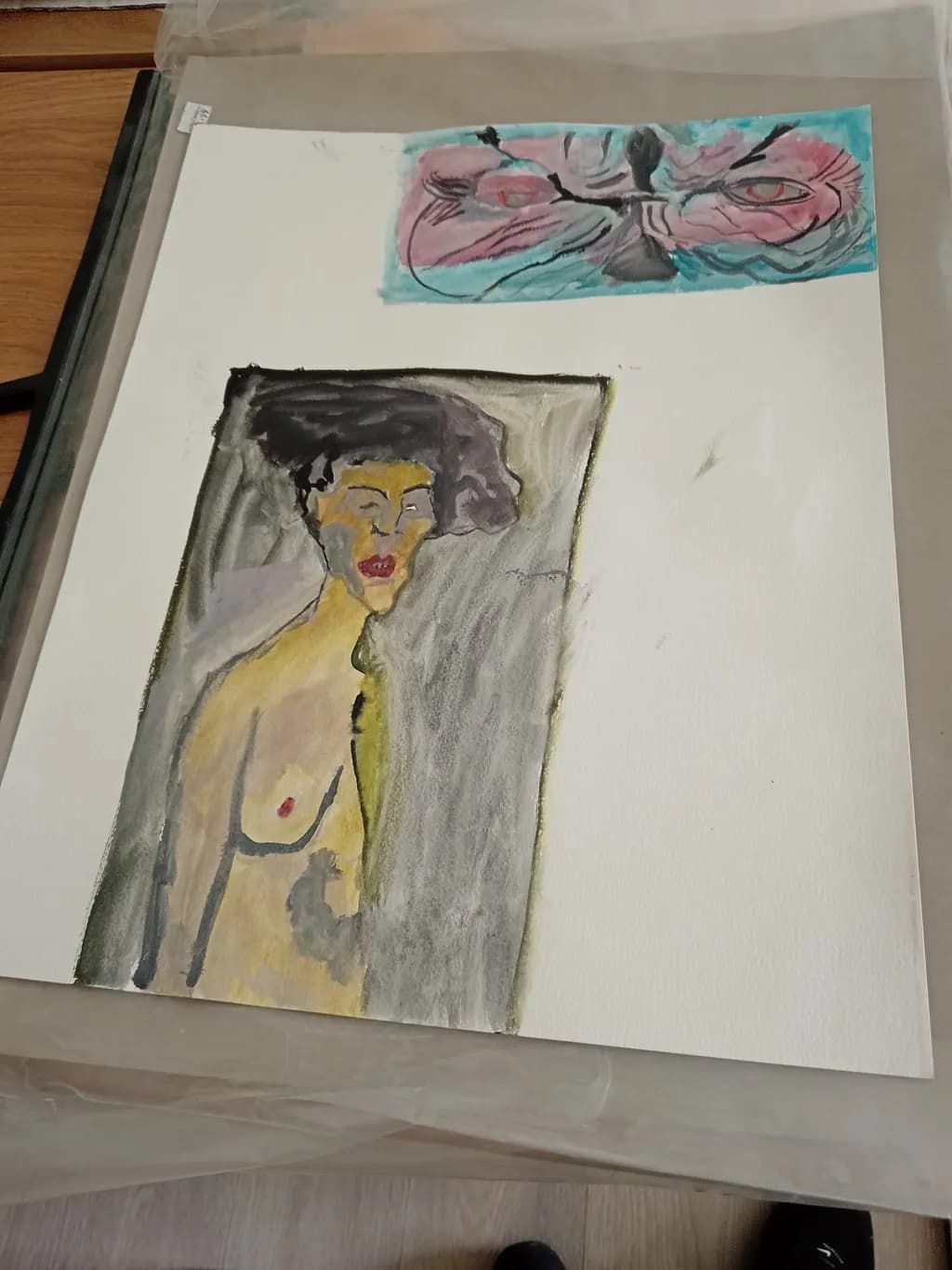 Abstract Nude Portrait