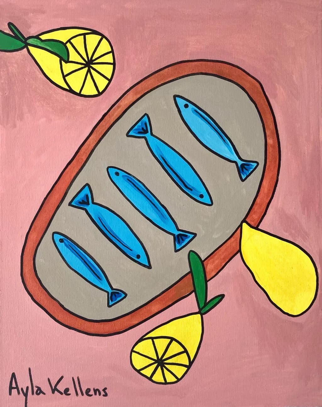Blue Sardines with Lemons