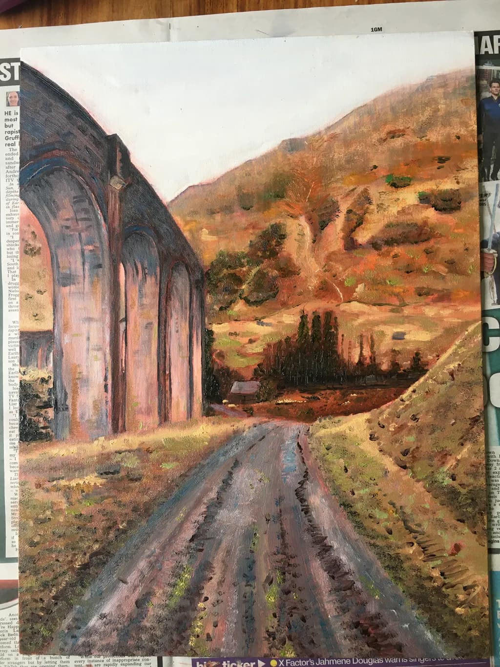Autumn Viaduct Road