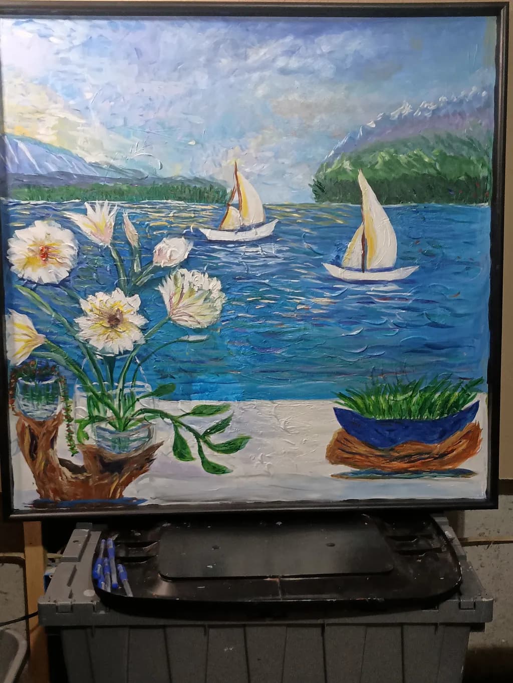 Sailboats and Blooms