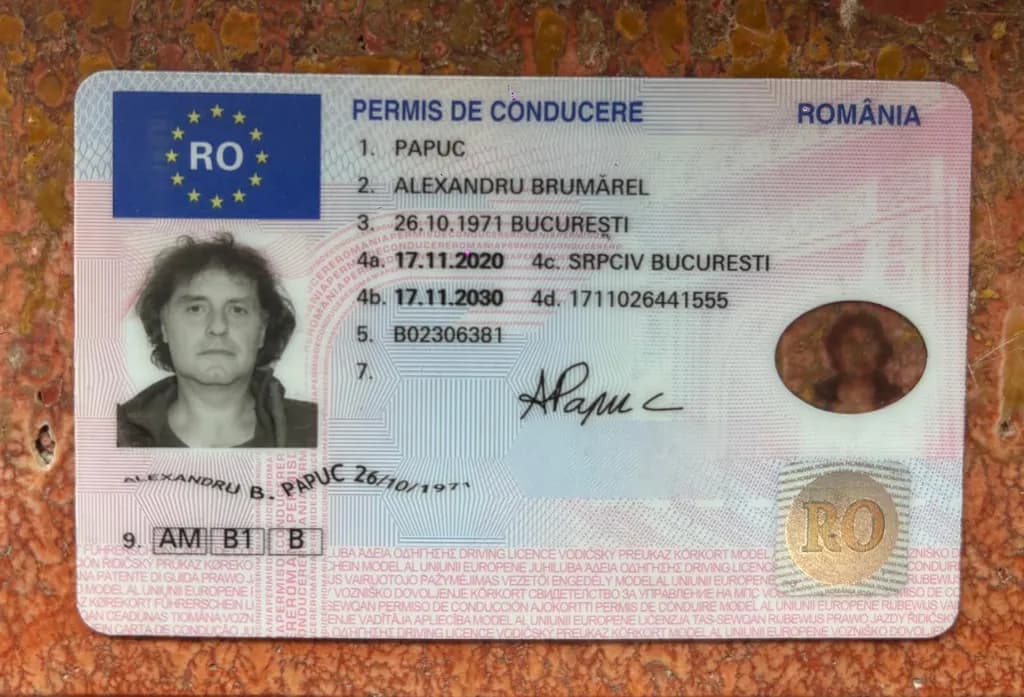 Romanian Driving License