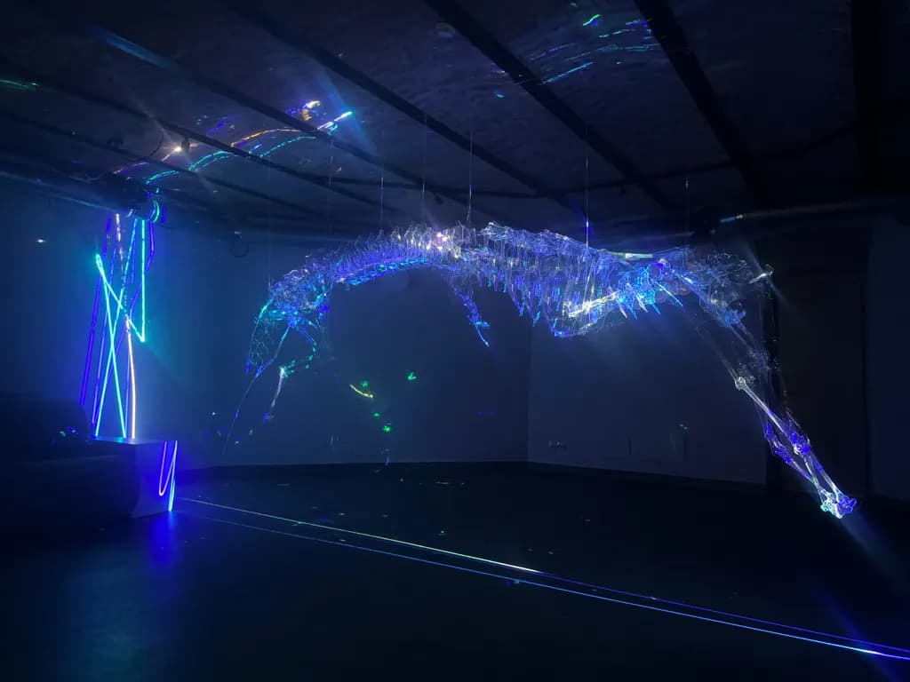 Transparent Light Sculpture