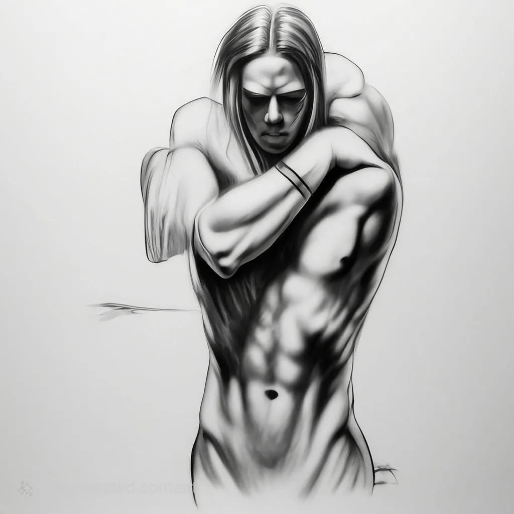 Contemplative Figure