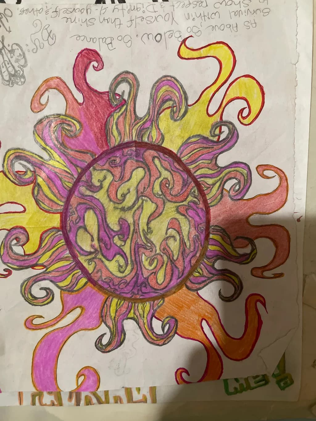 Psychedelic Sunburst