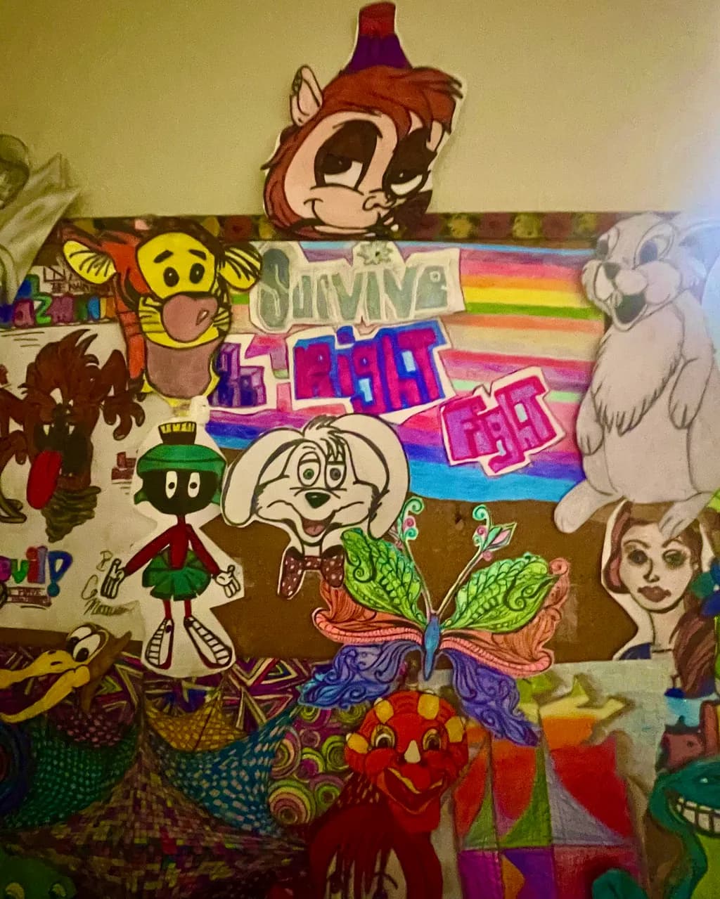 Colorful Cartoon Collage