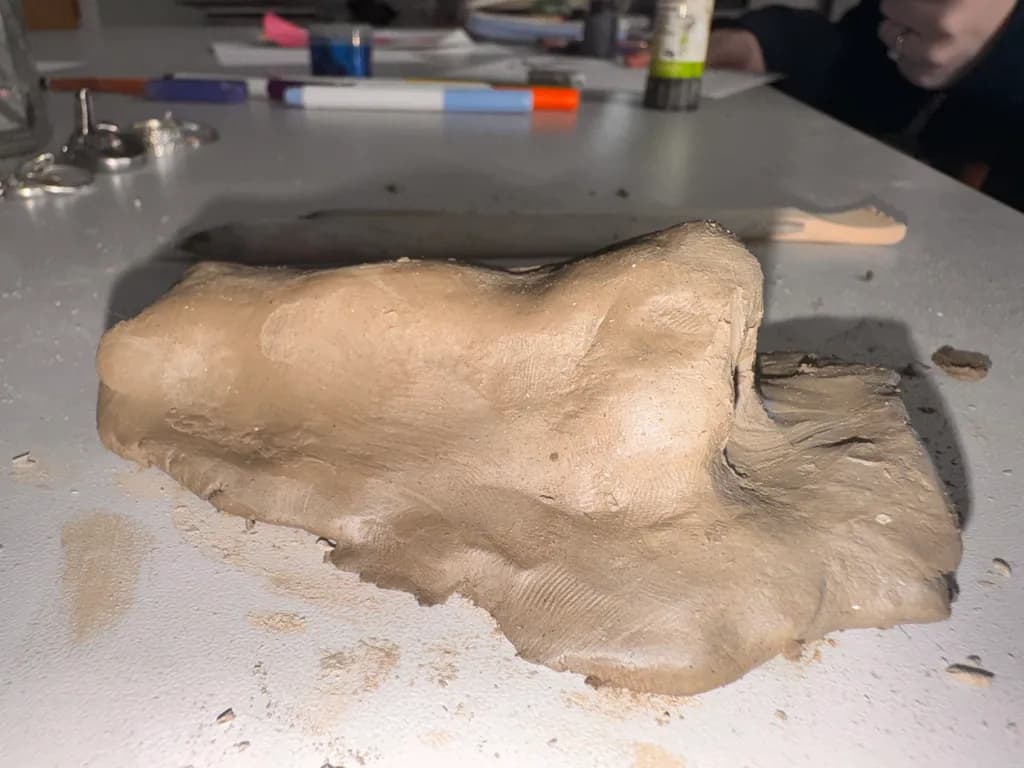 Abstract Clay Form