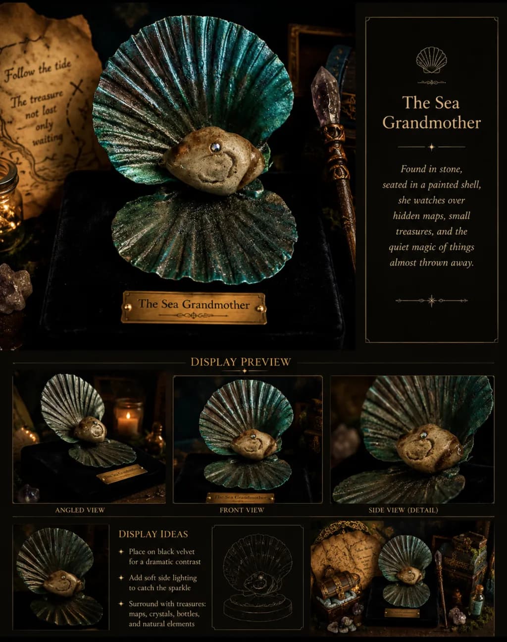 Sea Grandmother Sculpture