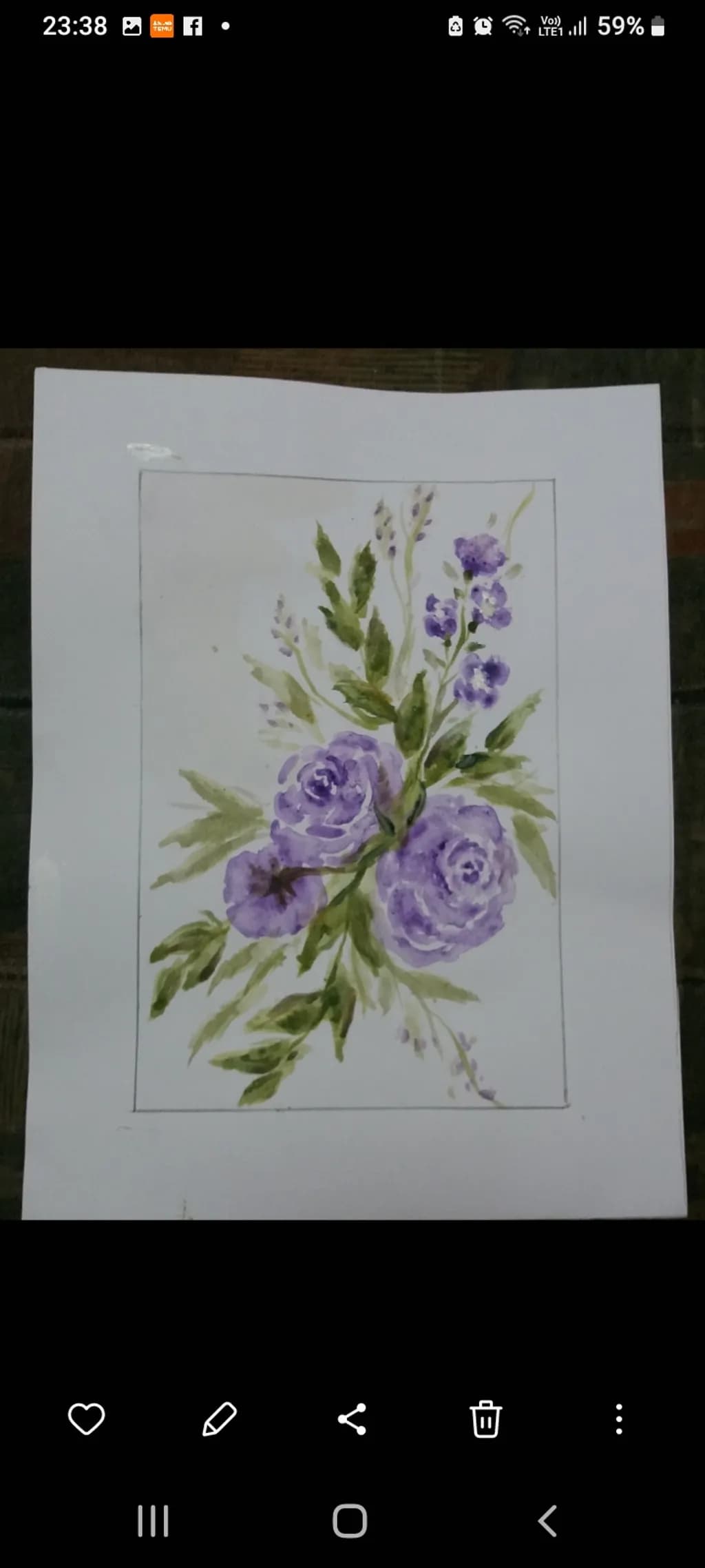 Violet Blossoms