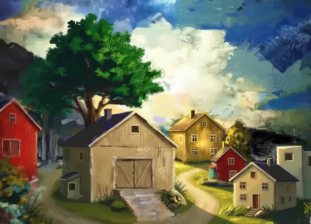 Home7 Village Scene
