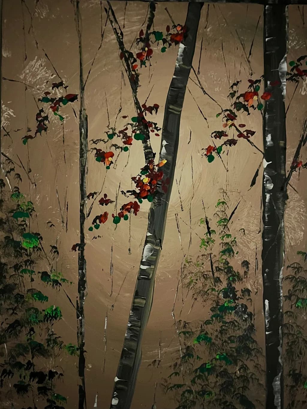 Birch Trees Autumn