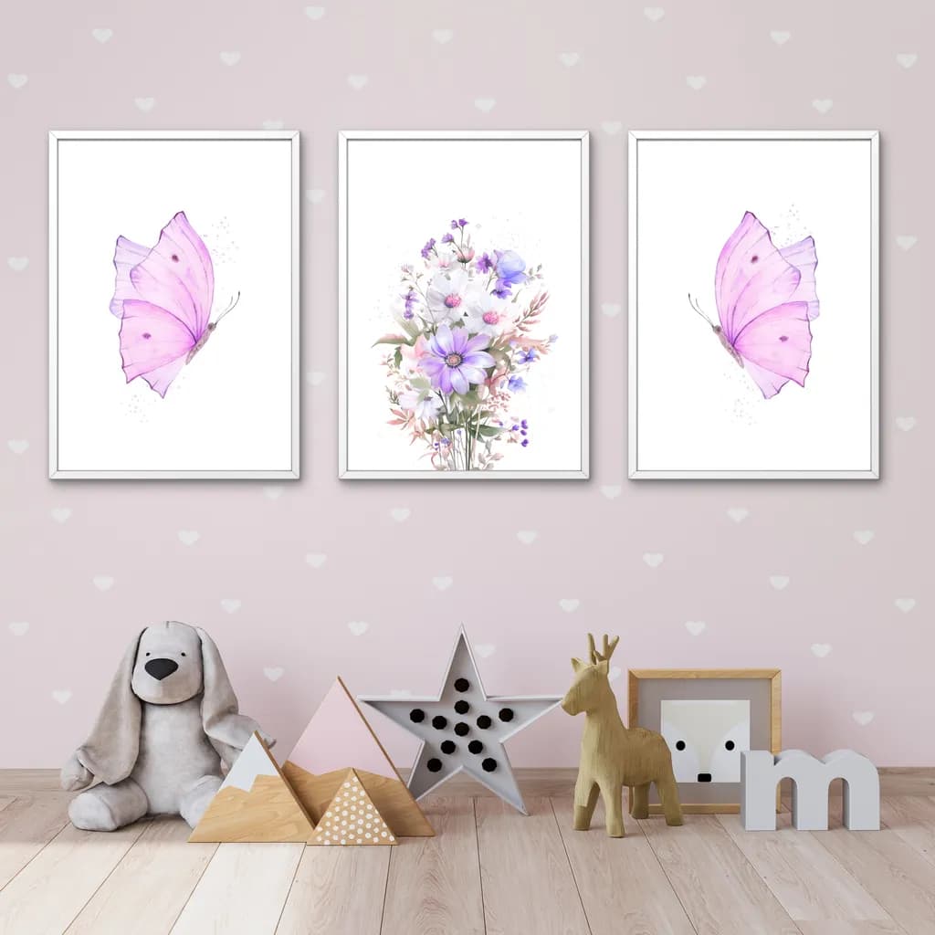 Lavender Flutter Trio