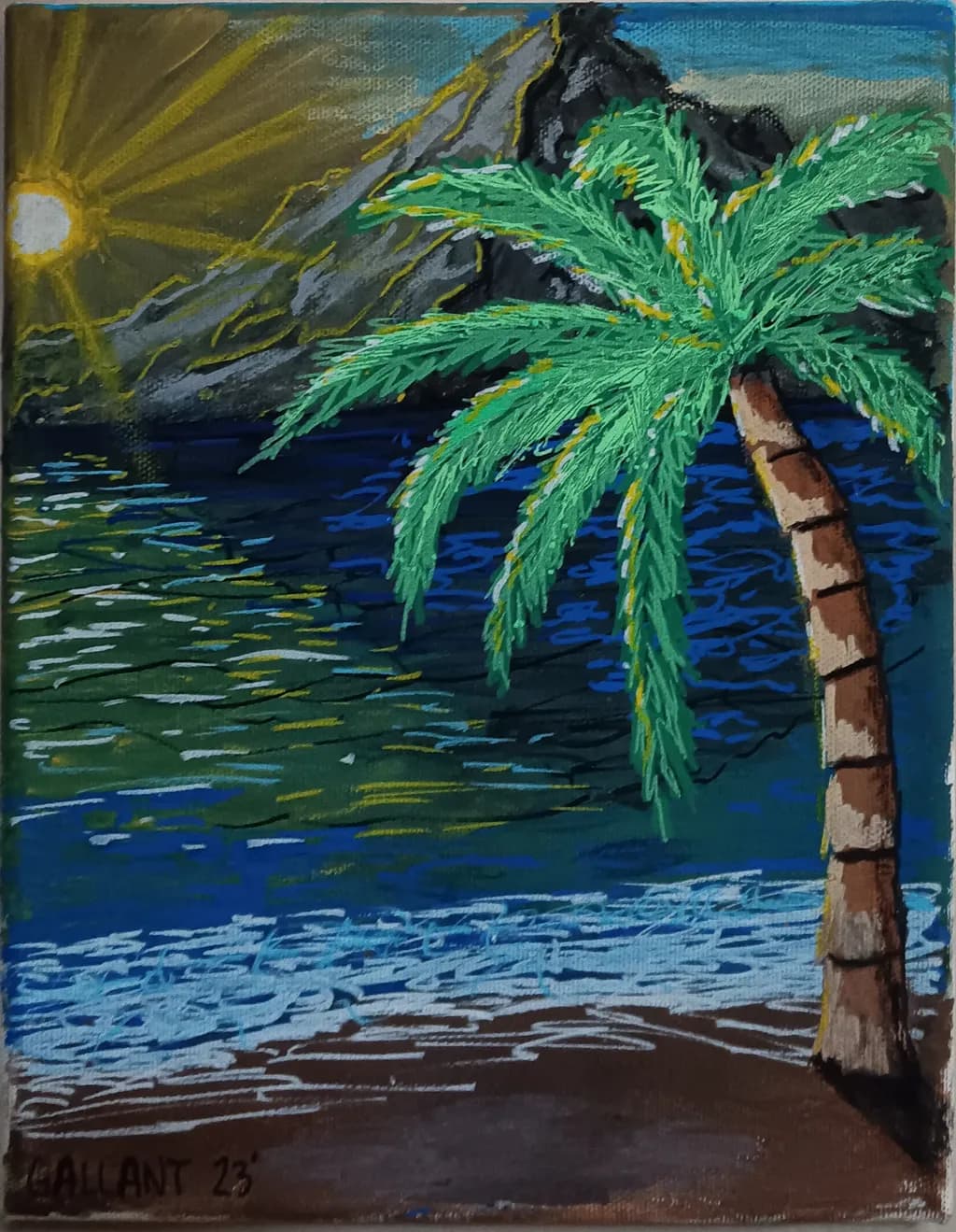 Sunlit Shoreline