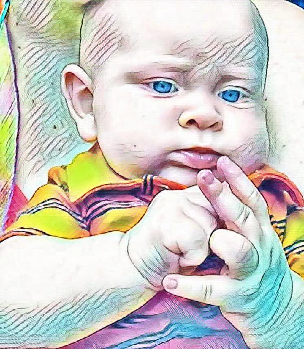 Pensive Fingers