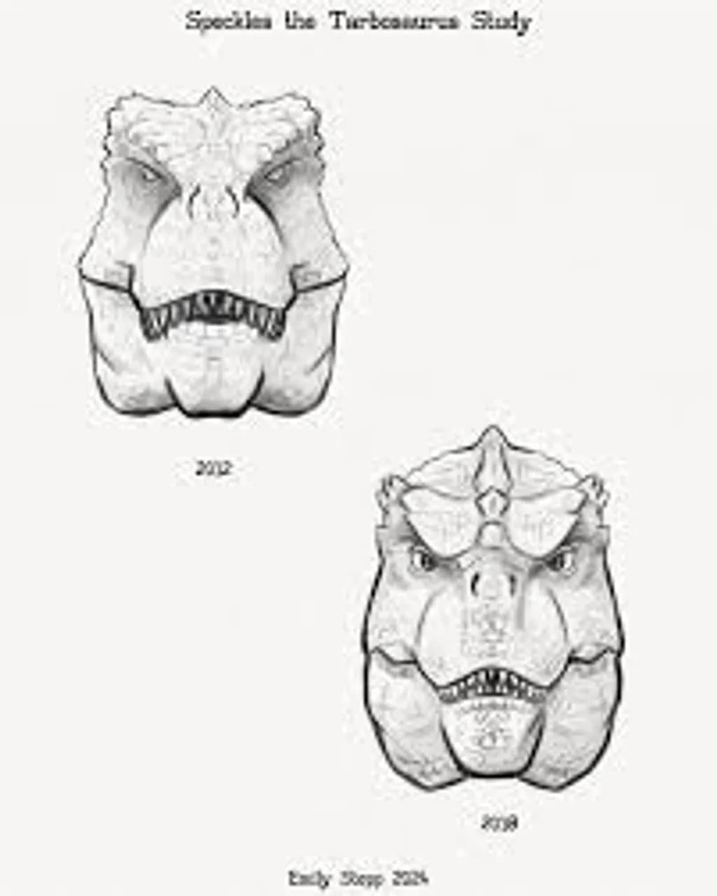 Spockila line Turbosaurus Study