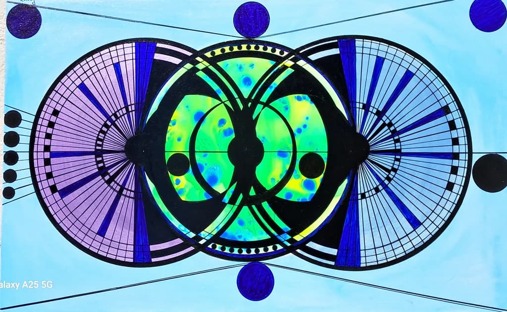Abstract Circles Pattern