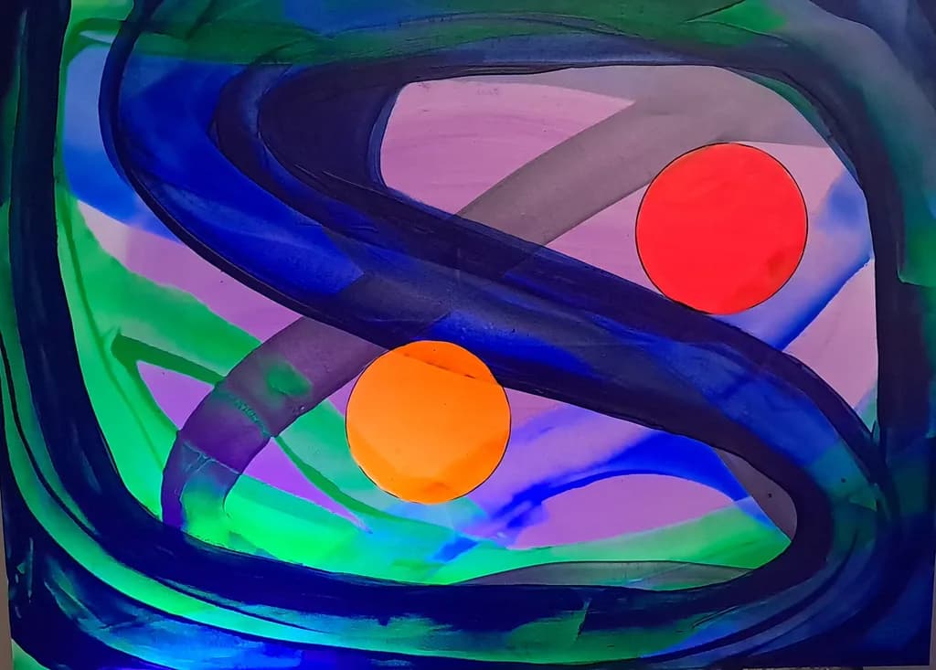 Abstract Orbs and Curves