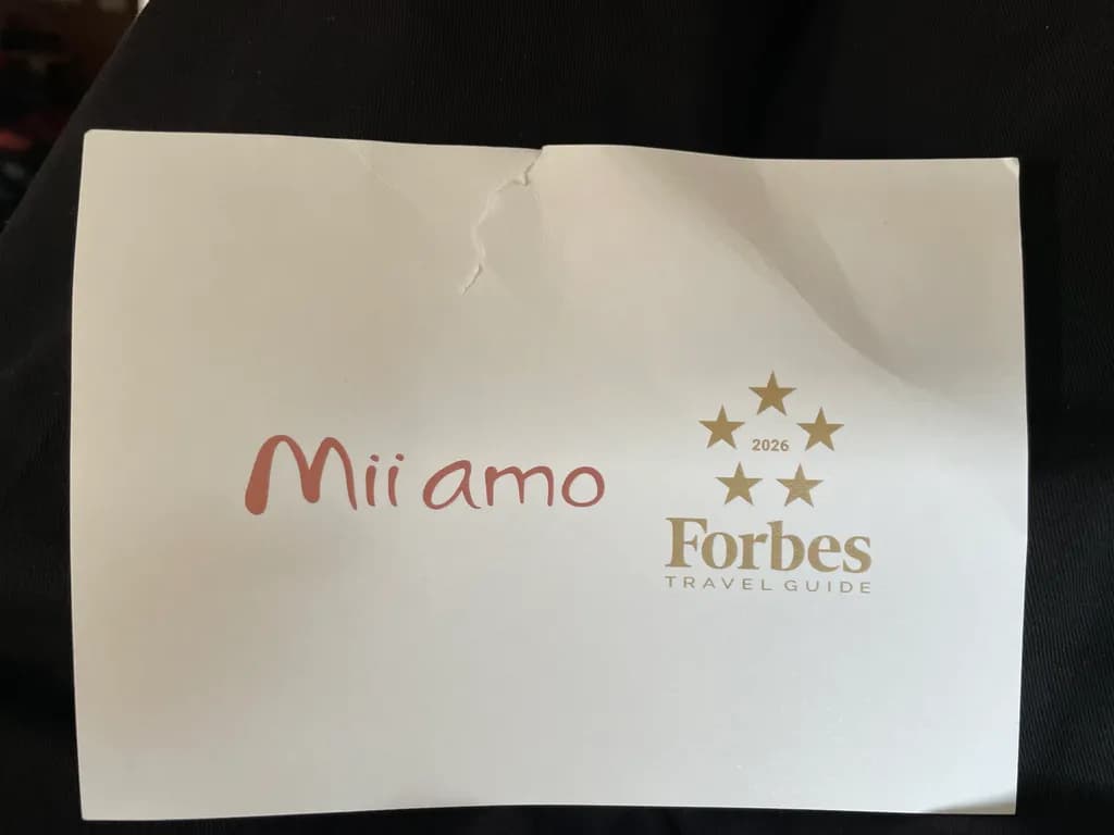 Mii Amo Forbes Travel Guide 2026