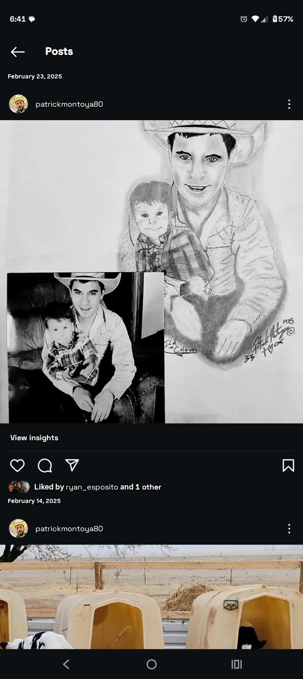 Father and Son Sketch