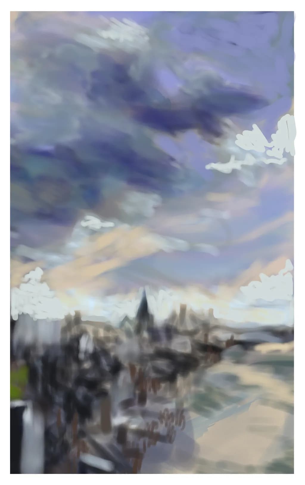Storm Over the Cityscape