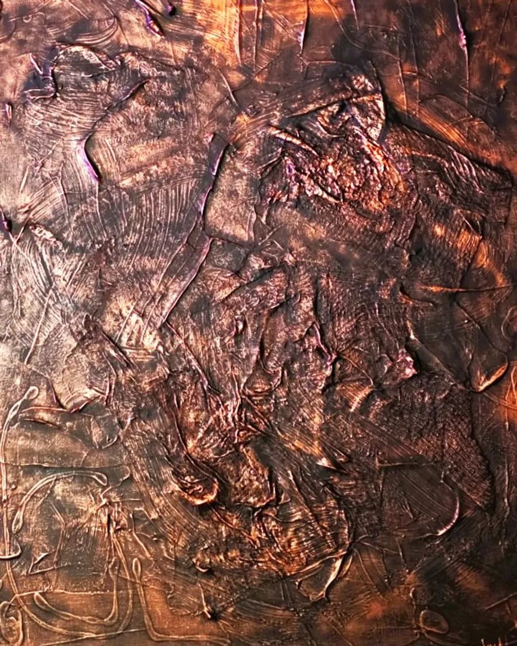 Beaten Bronze