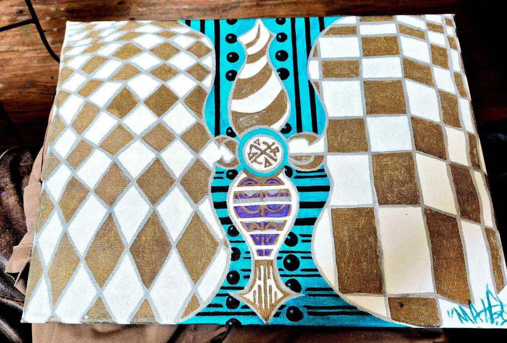Geometric Pattern Contrast