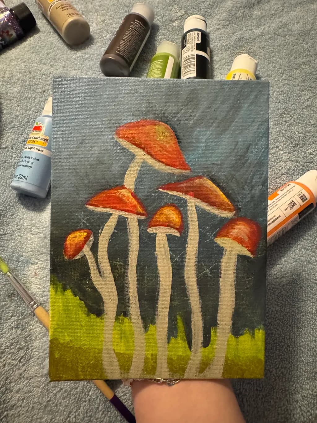 Tall Red Mushrooms