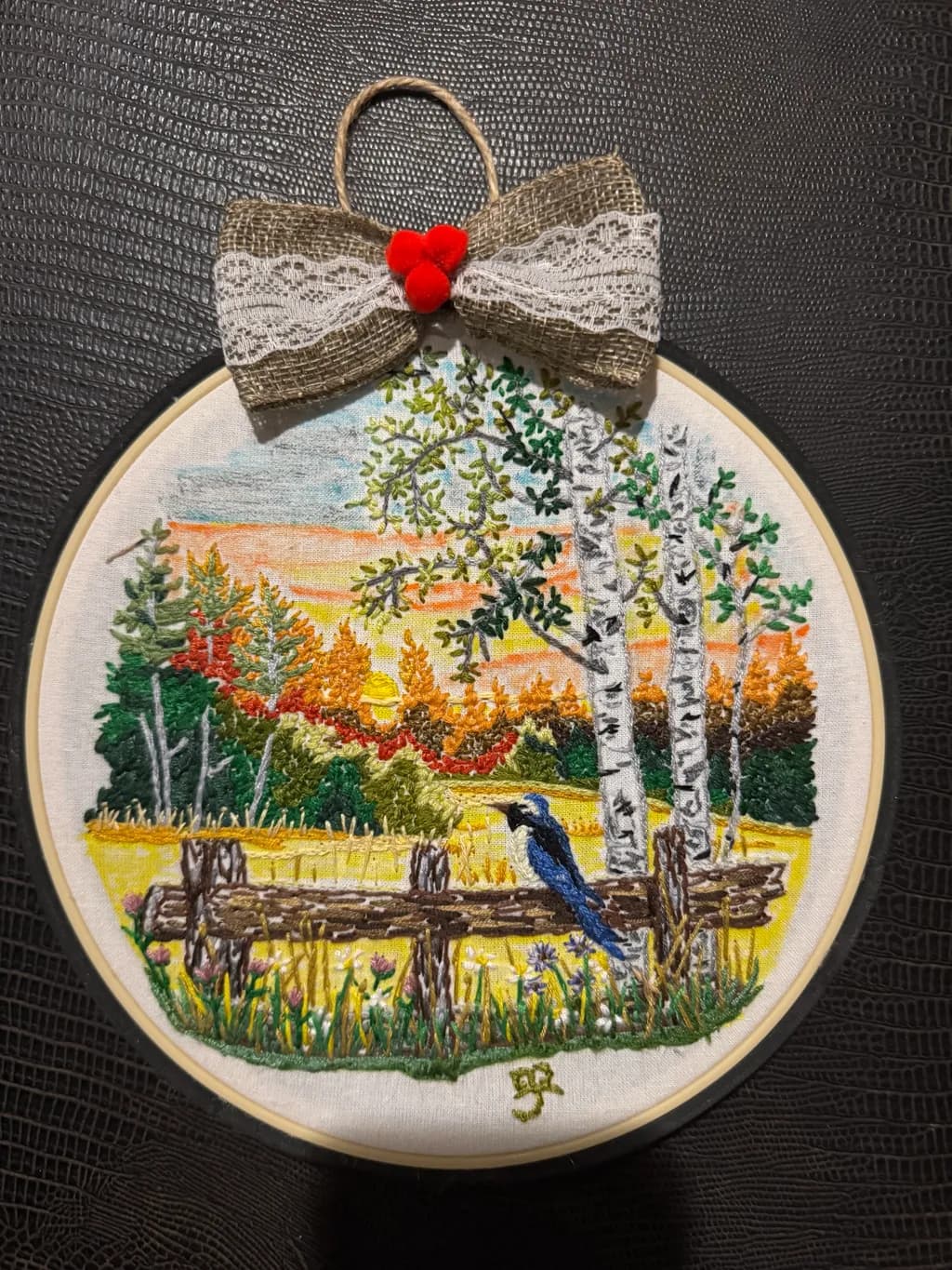 Birch Fence Bluebird