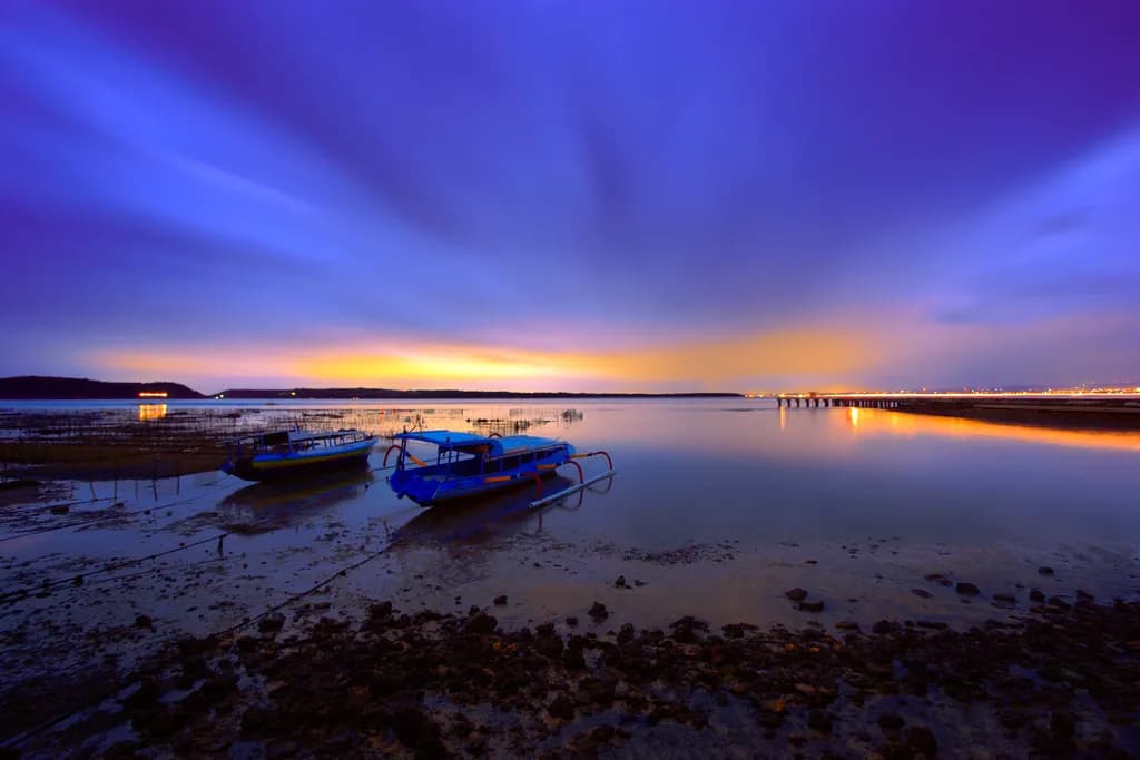 Fishing Boats at Dusk