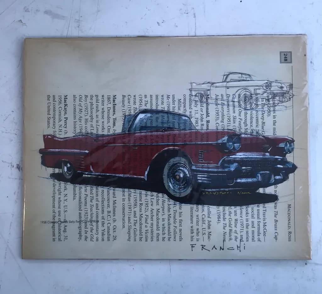 1958 Classic Red Car