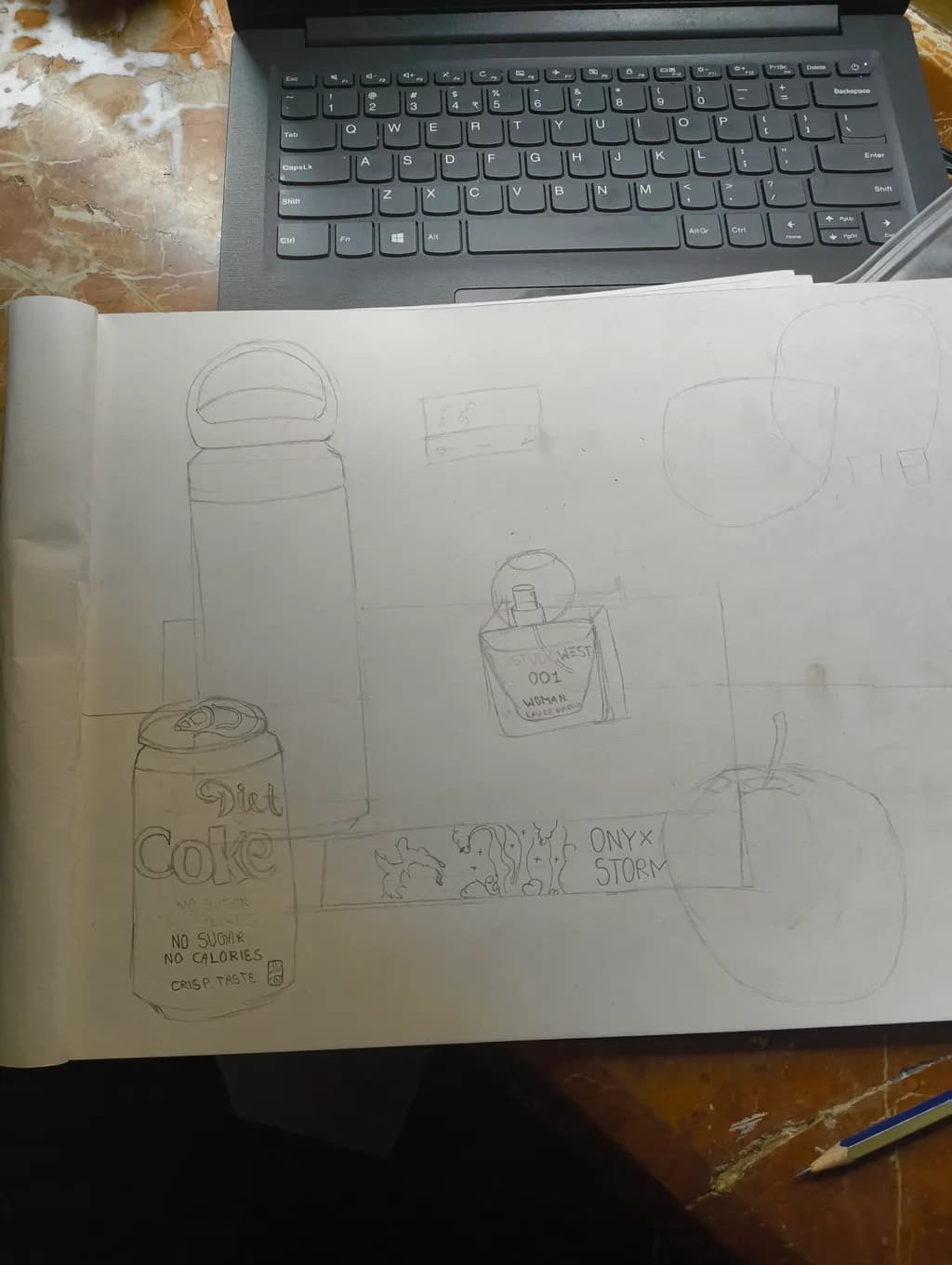 Everyday Objects Sketch