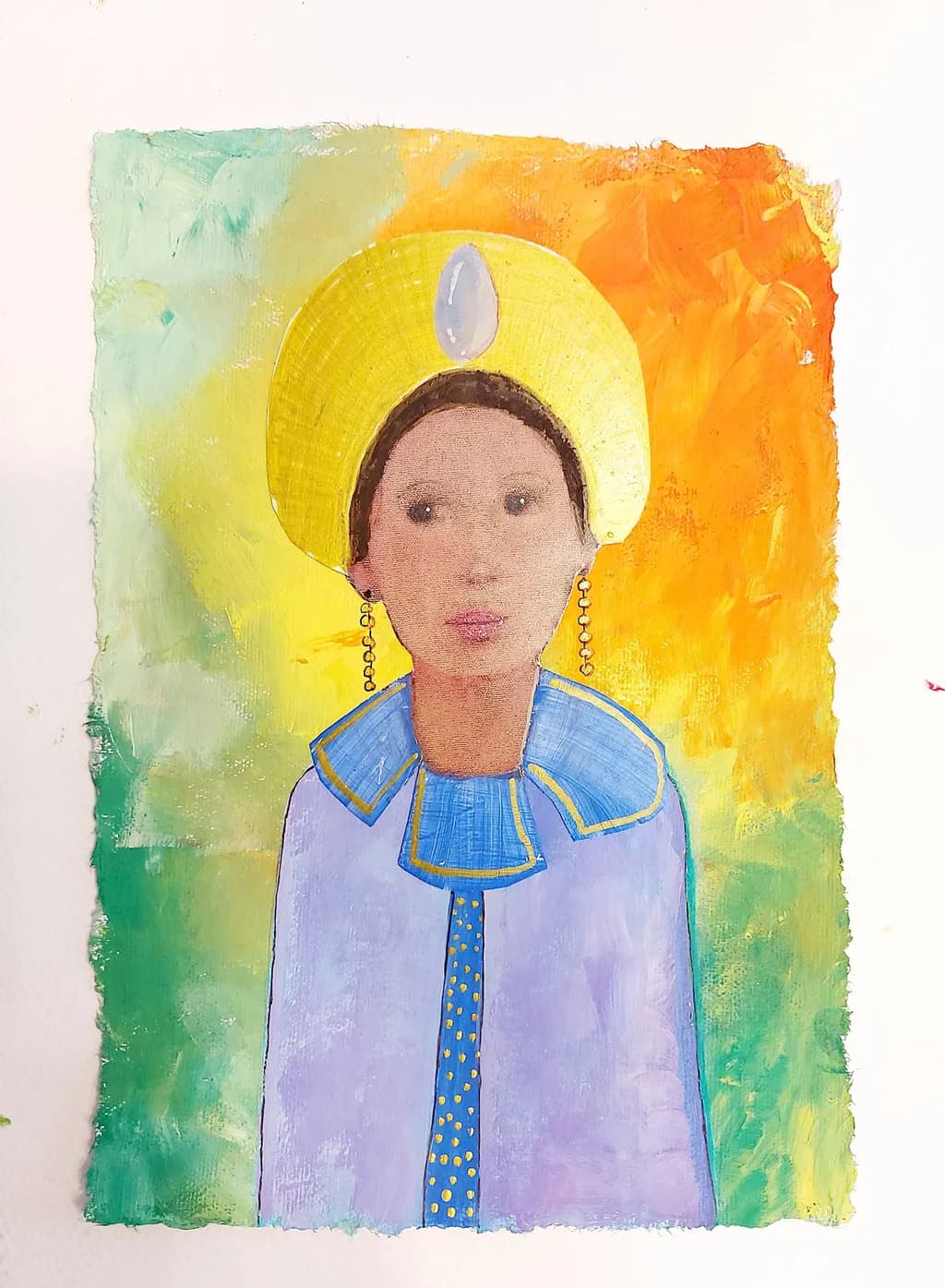 Golden Halo Portrait