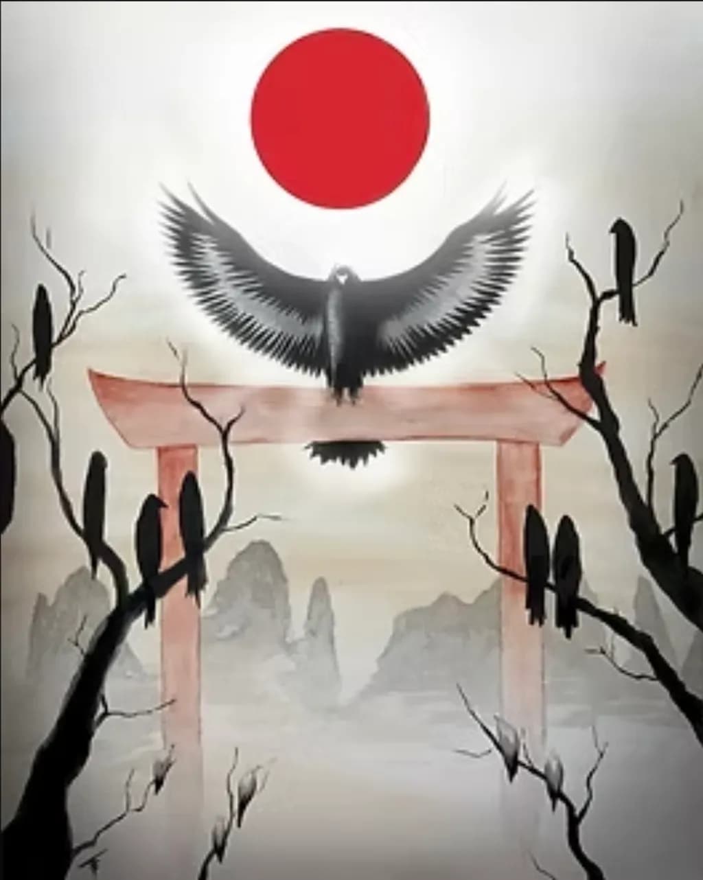Crimson Dawn Torii