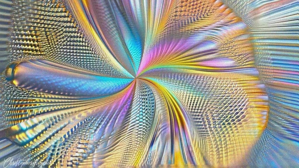 Kaleidoscopic Liquid Metal