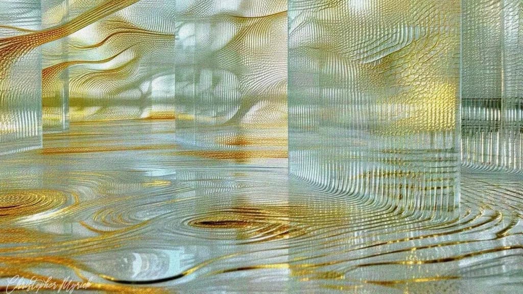 Gold-Infused Glassism