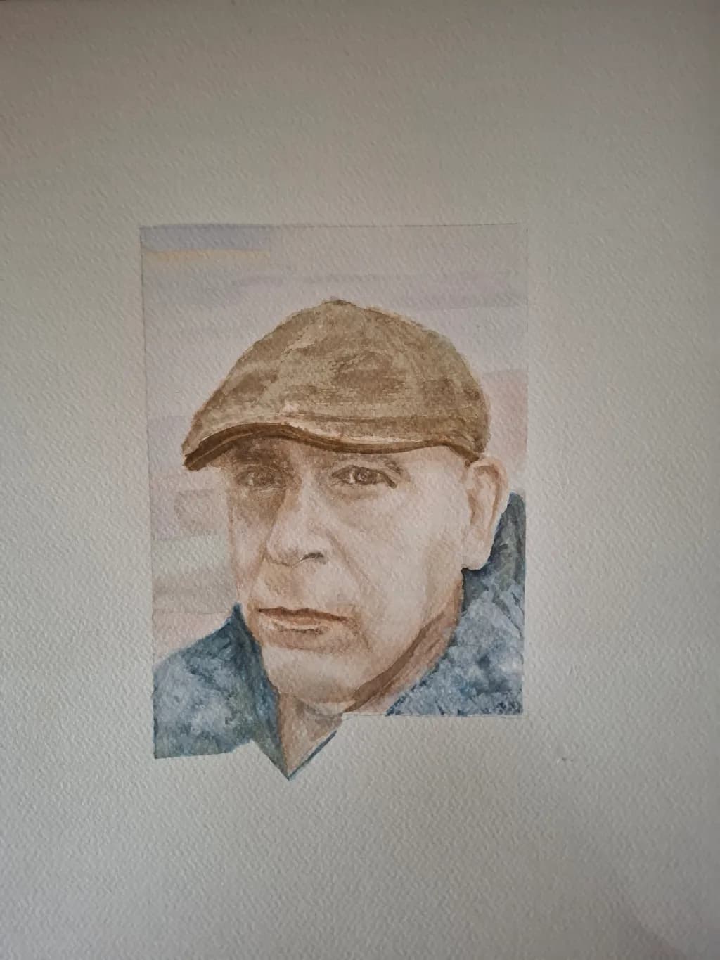 Worn Cap Portrait