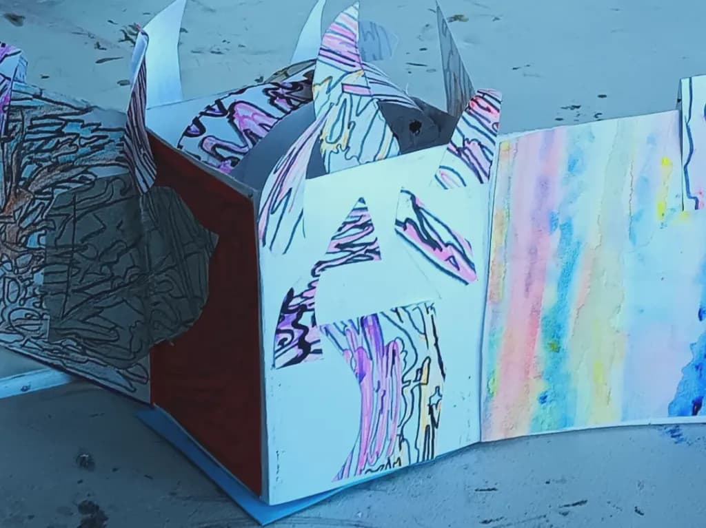 Abstract Foldscape