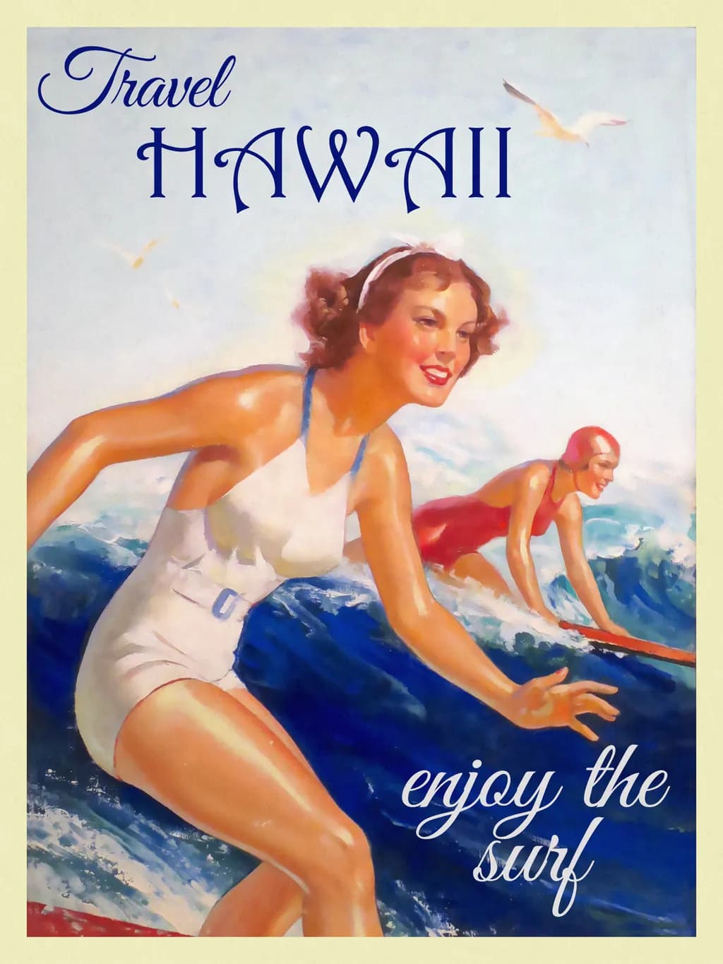 Hawaii Travel Poster