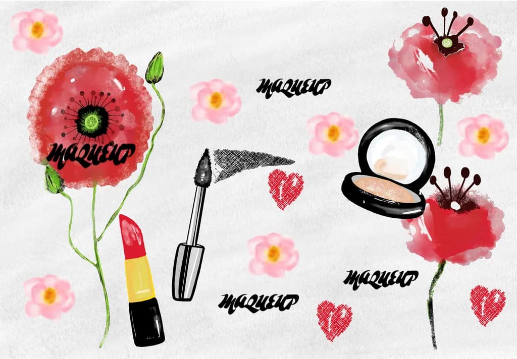 Floral Makeup Blend