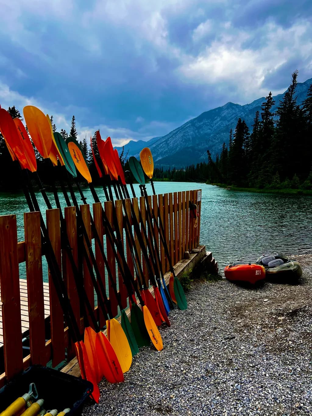 Paddles at Dusk