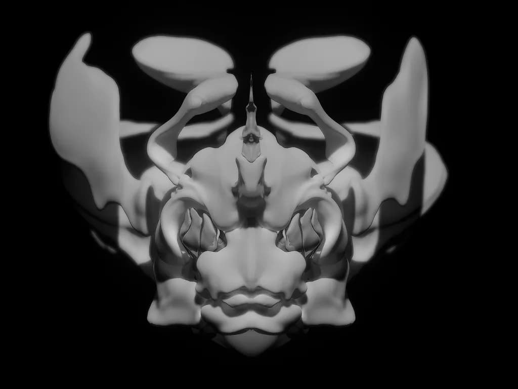 Abstract Insectoid Mask